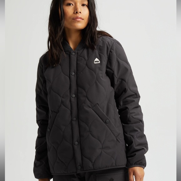 Burton grey Kiley insulator quilted jacket sz s small preloved - Picture 6 of 13